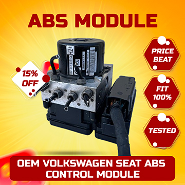 OEM Volkswagen Seat ABS Control Module 1K0 614 517 CE/1K0614517CE – Used, Excellent Condition